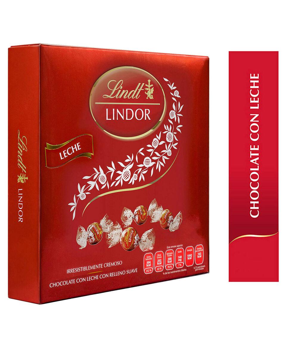 Lindt Chocolate Con Leche Y Relleno Suave Lindor 168 Gr