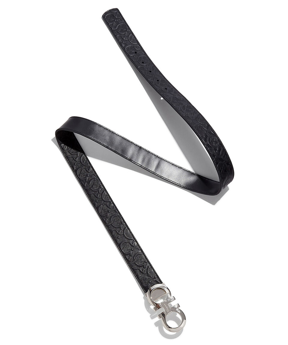 Ferragamo Cinturón Reversible Y Ajustable Gancini Hombre