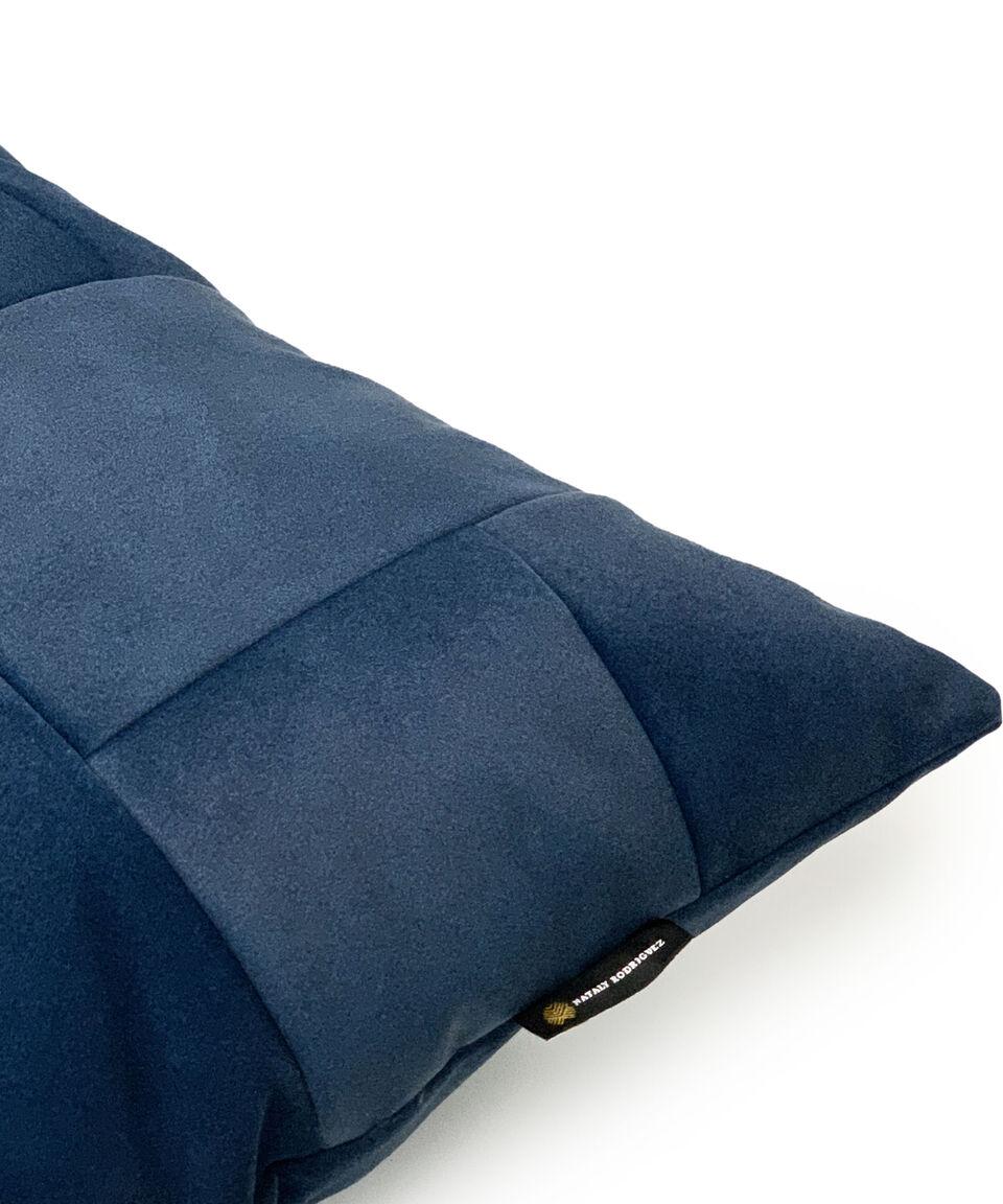 Nataly Rodriguez Cojín Decorativo Luxury Azul Cobalto