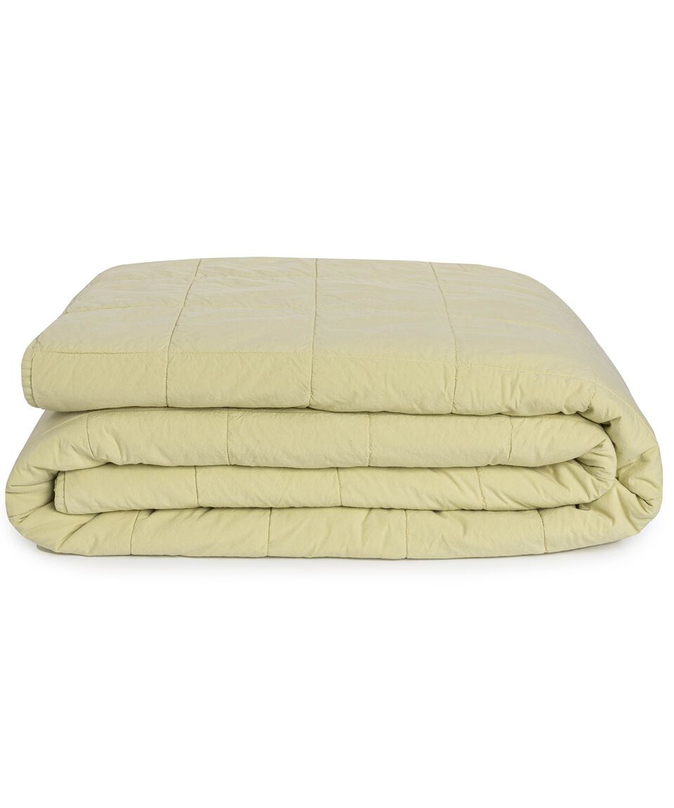 Pereira Da Cunha Colcha King Size En Algodón Squares Aloe Vera