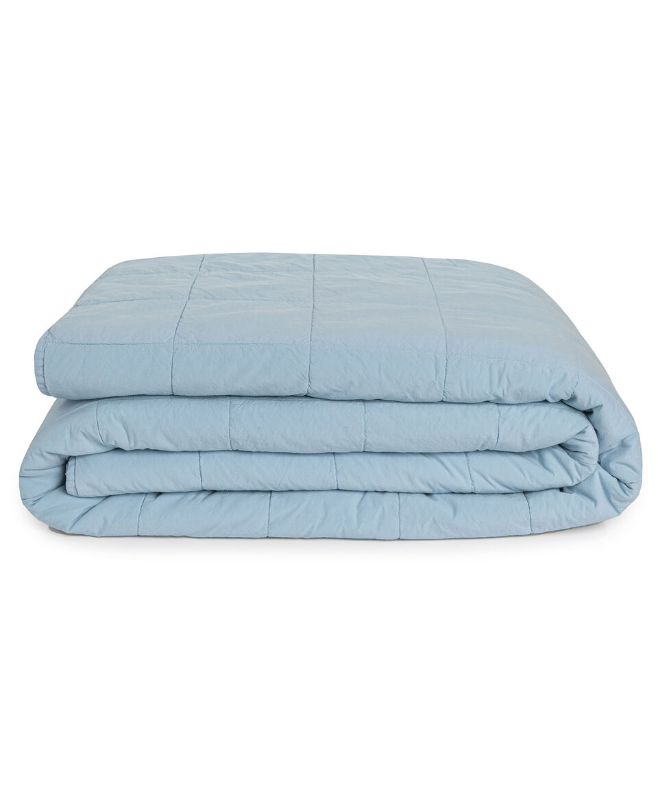 Pereira Da Cunha Colcha Matrimonial Queen Size En Algodón Squares Azul