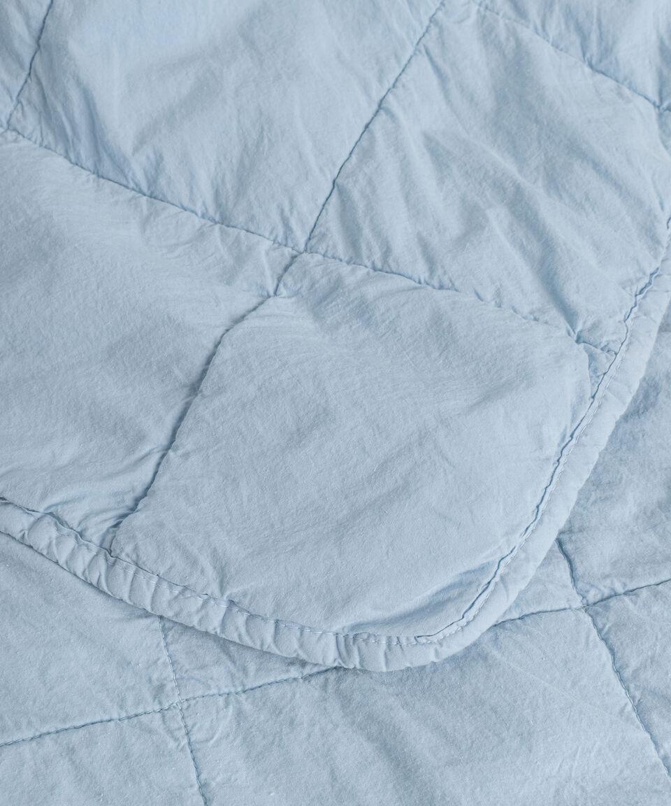 Pereira Da Cunha Colcha Matrimonial Queen Size En Algodón Squares Azul