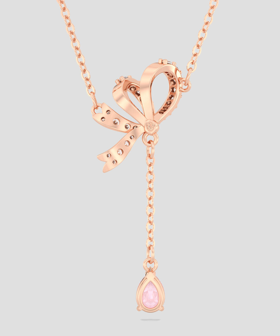 Swarovski Colgante Con Dije En Forma De Lazo Y Cristales Mujer