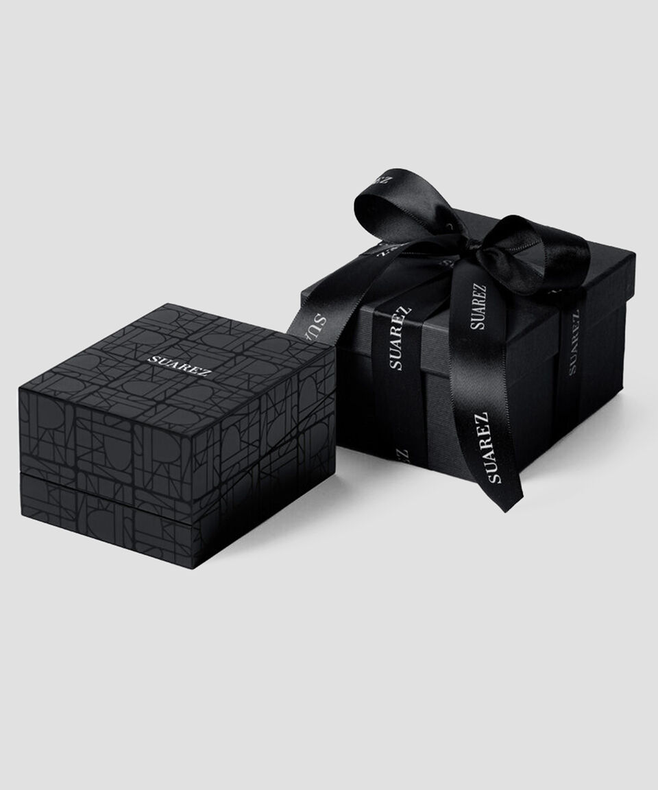 Suarez Colgante En Oro Blanco 18 Kilates Con Cruz Mujer