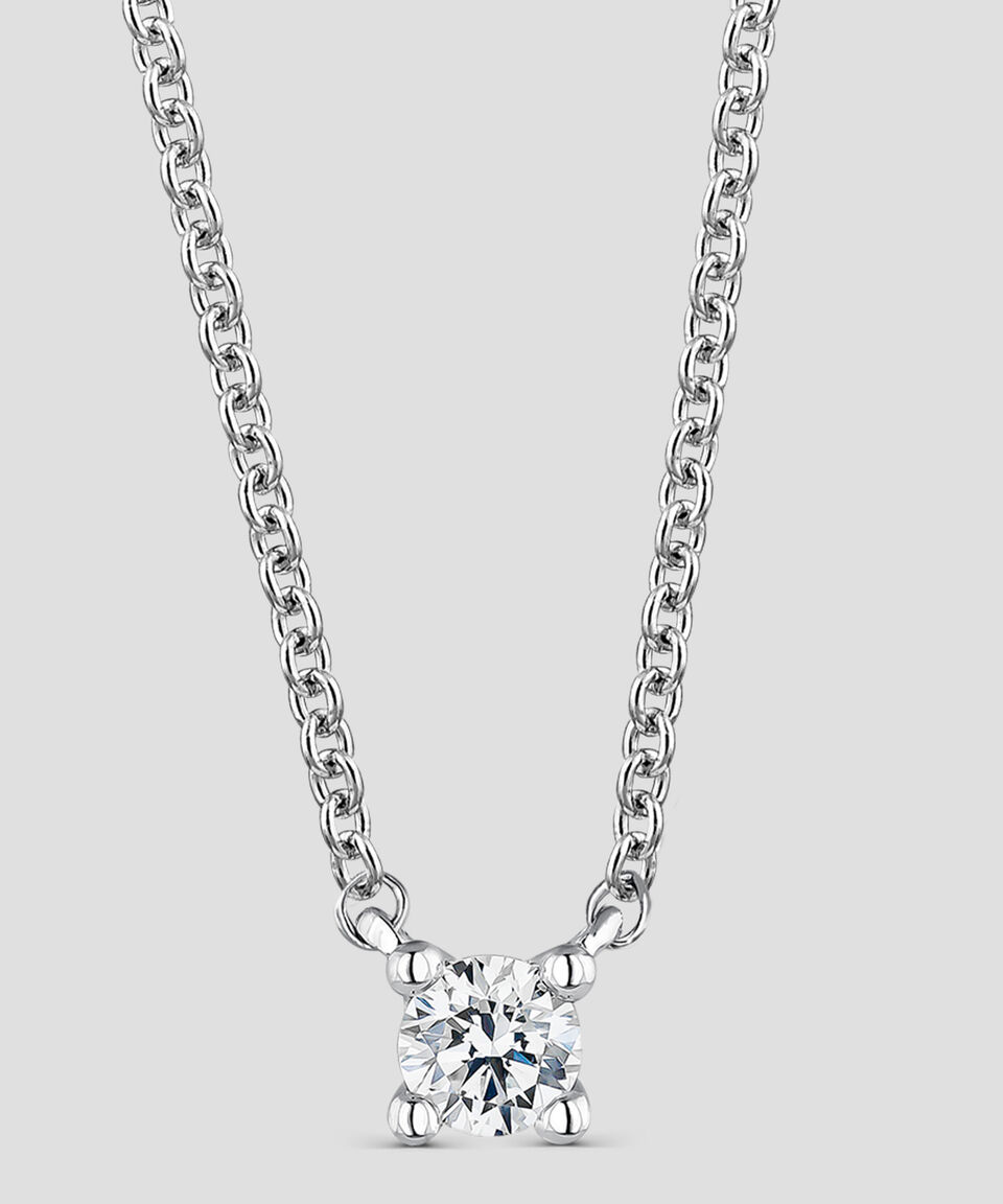 Suarez Colgante en oro blanco de 18 Kilates con diamantes Mujer