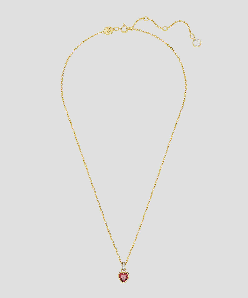 Swarovski Collar Con Dije En Forma De Corazón Y Cristal Stilla Mujer