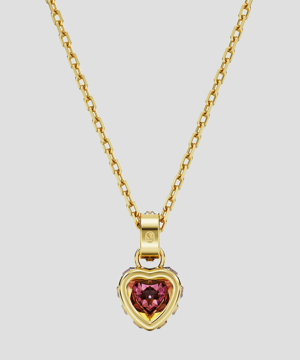 Swarovski Collar Con Dije En Forma De Corazón Y Cristal Stilla Mujer