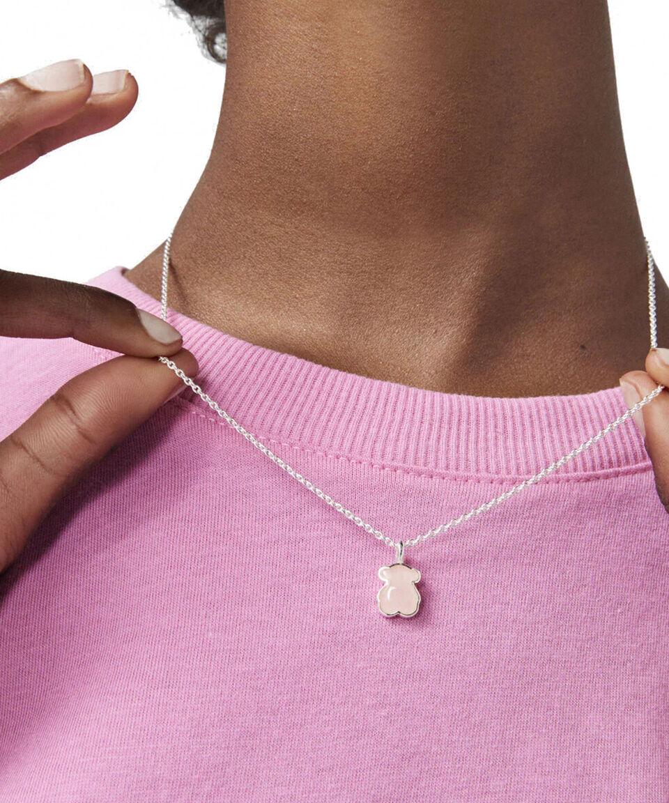 Tous Collar En Plata .925 New Color Con Cuarcita Mujer