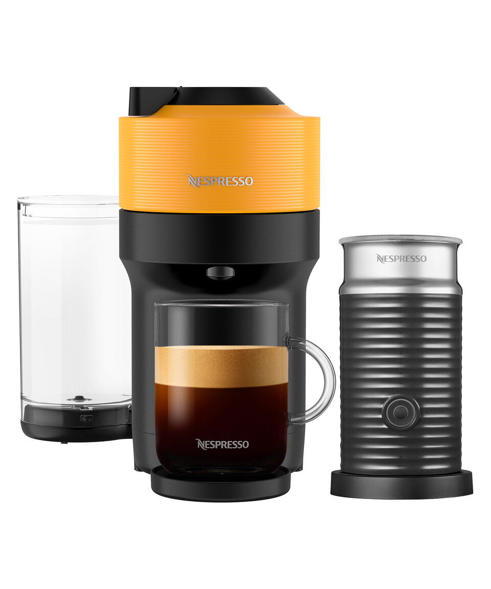 Nespresso Combo Cafetera Nespresso Vertuo Pop Amarillo