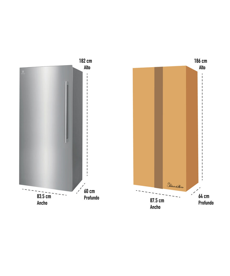 Electrolux Congelador EI33AF80WS 19 P3 Acero Inoxidable