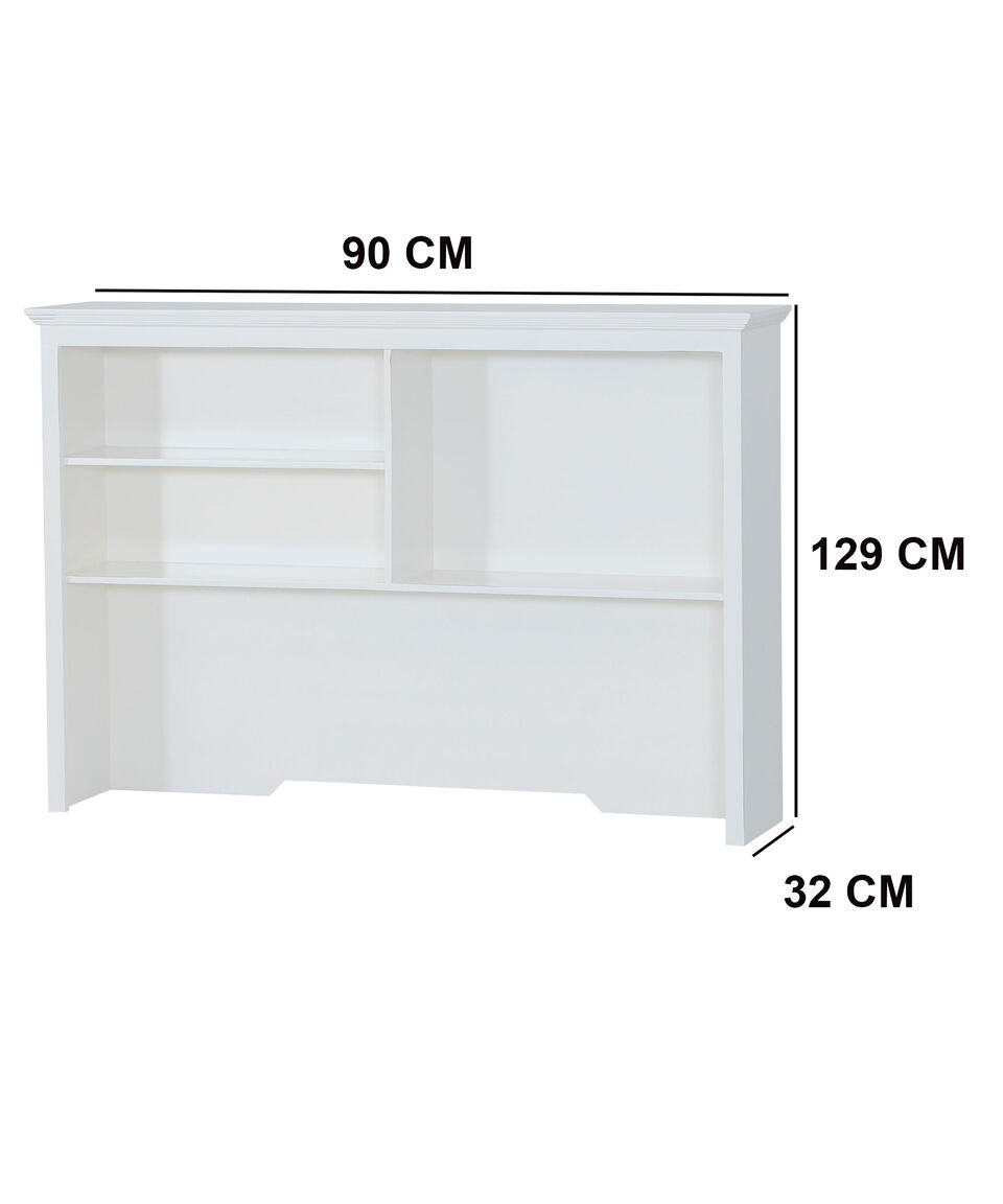 Del Toro Mu Copete De Escritorio Boston En MDF Blanco