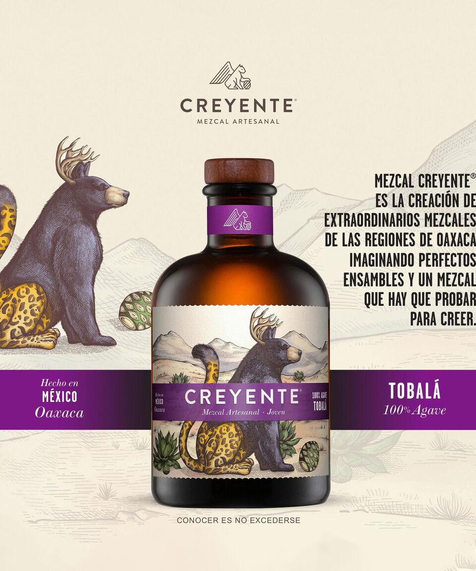 Creyente Mezcal Creyente Tobalá 750 Ml