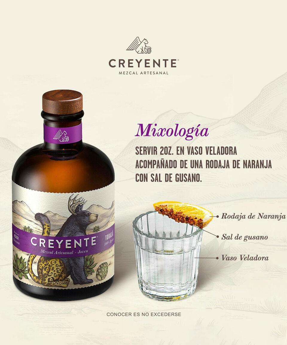 Creyente Mezcal Creyente Tobalá 750 Ml