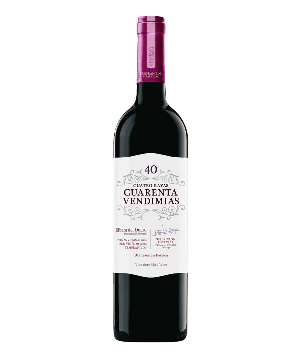 Cuatro Rayas Vino tinto Tempranillo 750 ml