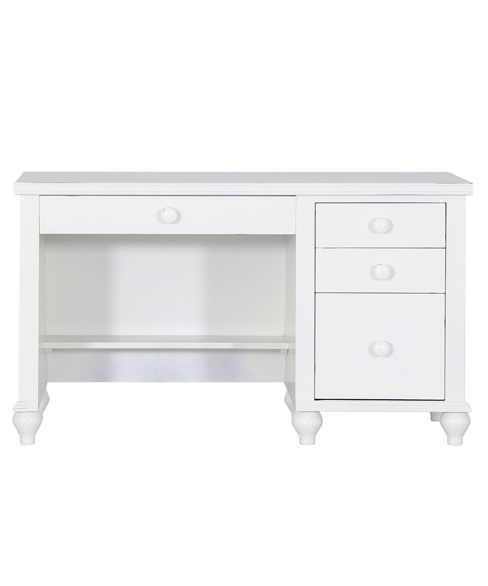 Del Toro Mu Escritorio Boston en MDF blanco