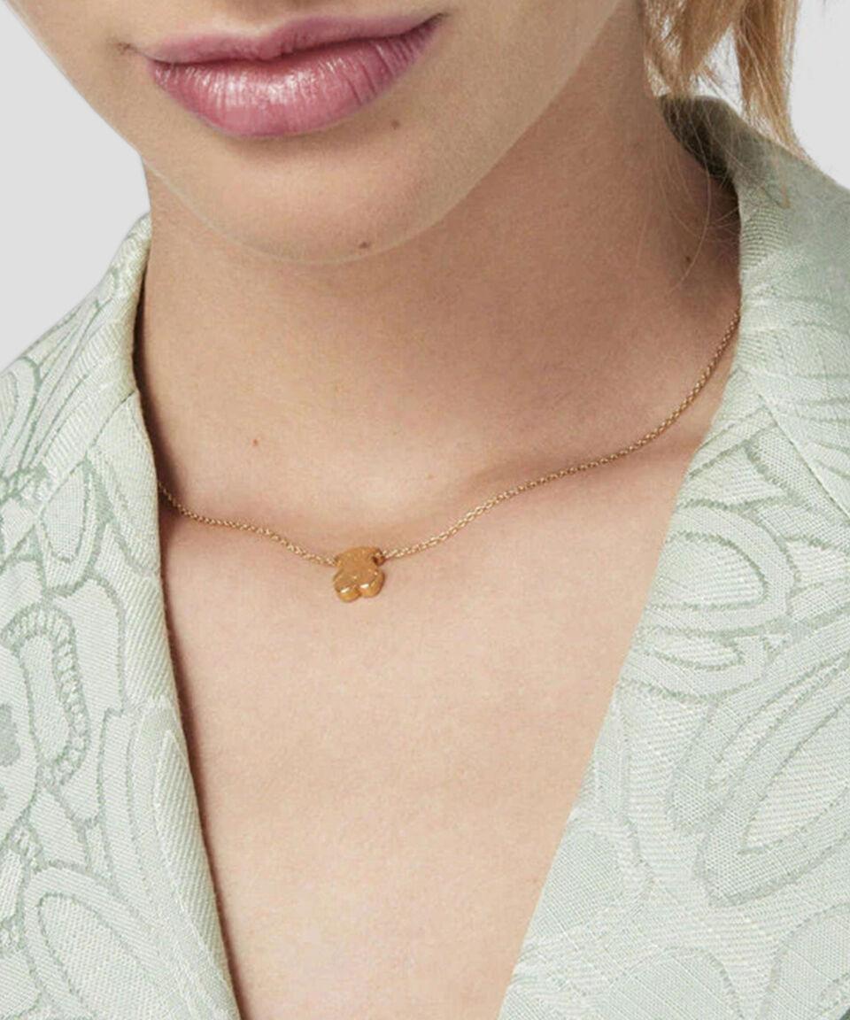 Tous Dije Con Cadena En Oro Amarillo De 18 Kts Sweet Dolls Mujer