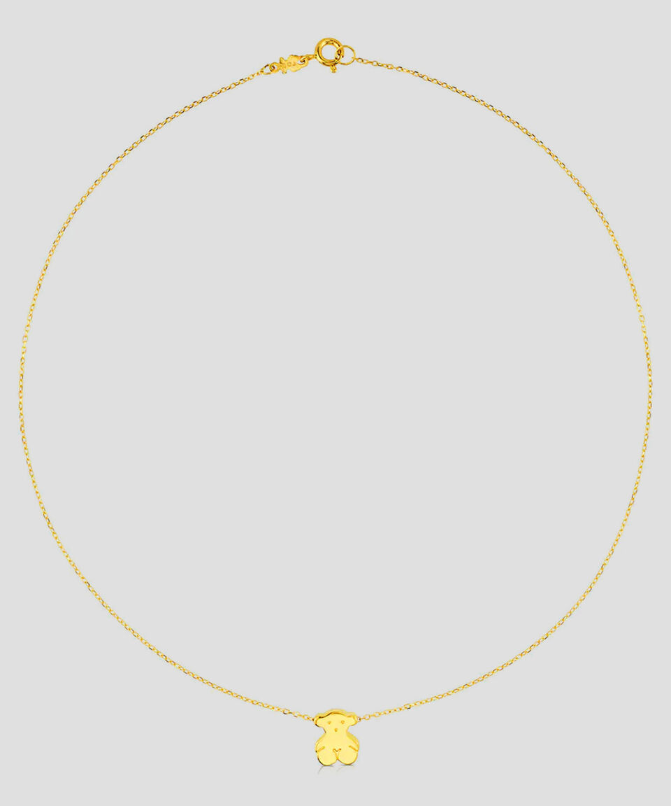 Tous Dije Con Cadena En Oro Amarillo De 18 Kts Sweet Dolls Mujer