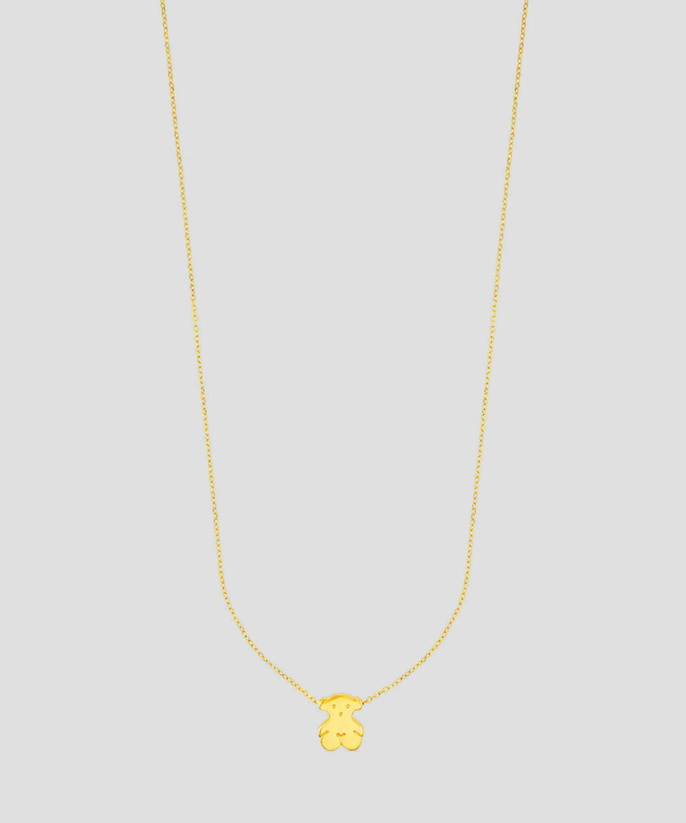 Tous Dije con cadena en oro amarillo de 18 Kts Sweet Dolls Mujer