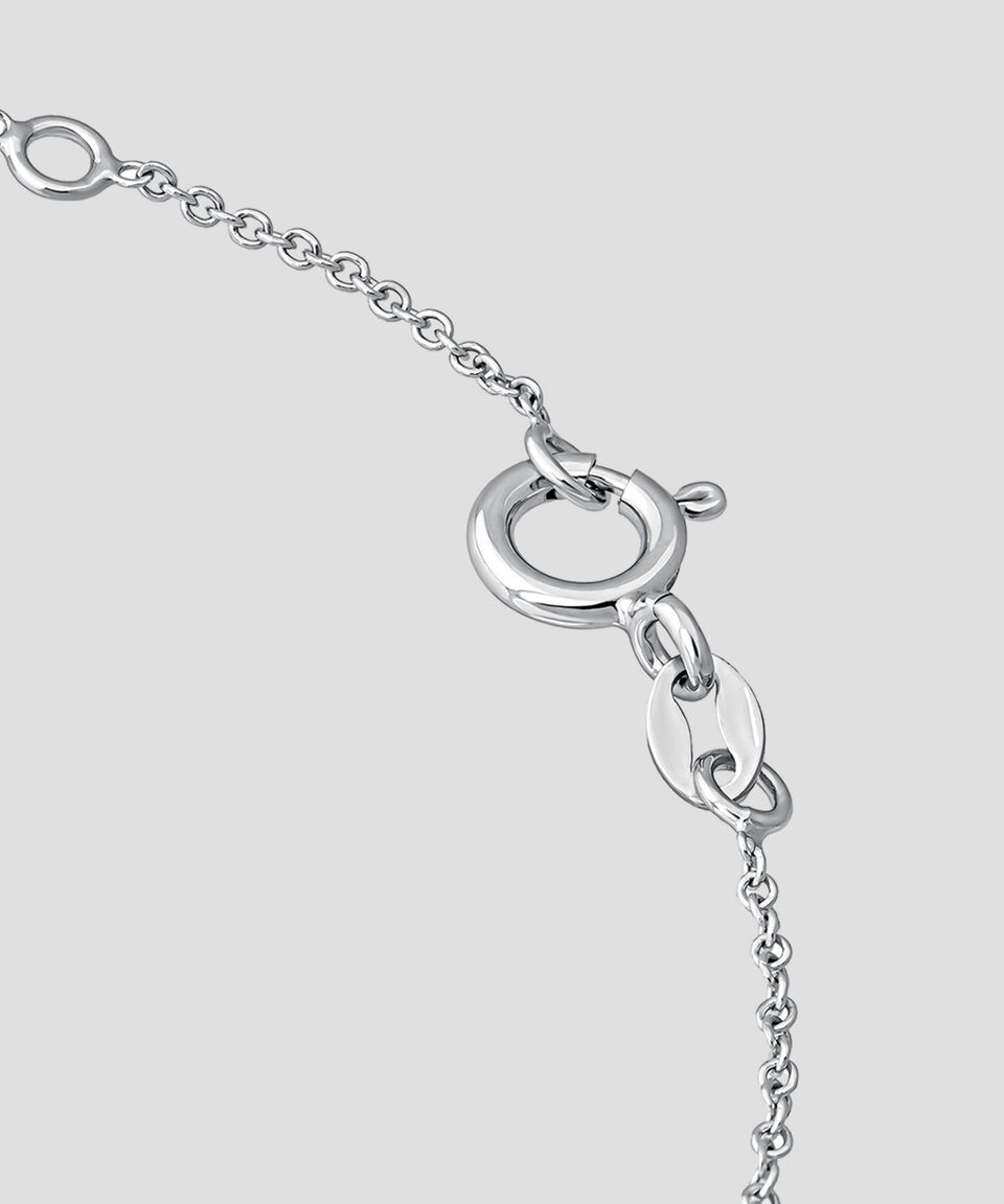 Suarez Dije Con Collar Utopian En Plata 925 Con Incrustación De Topacio Y Piedras Mujer