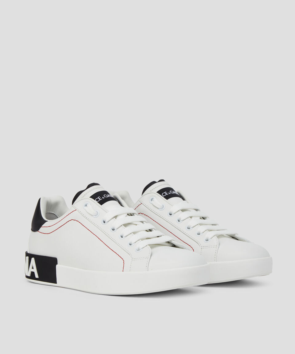 DOLCE & GABBANA Tenis De Piel Portofino Hombre