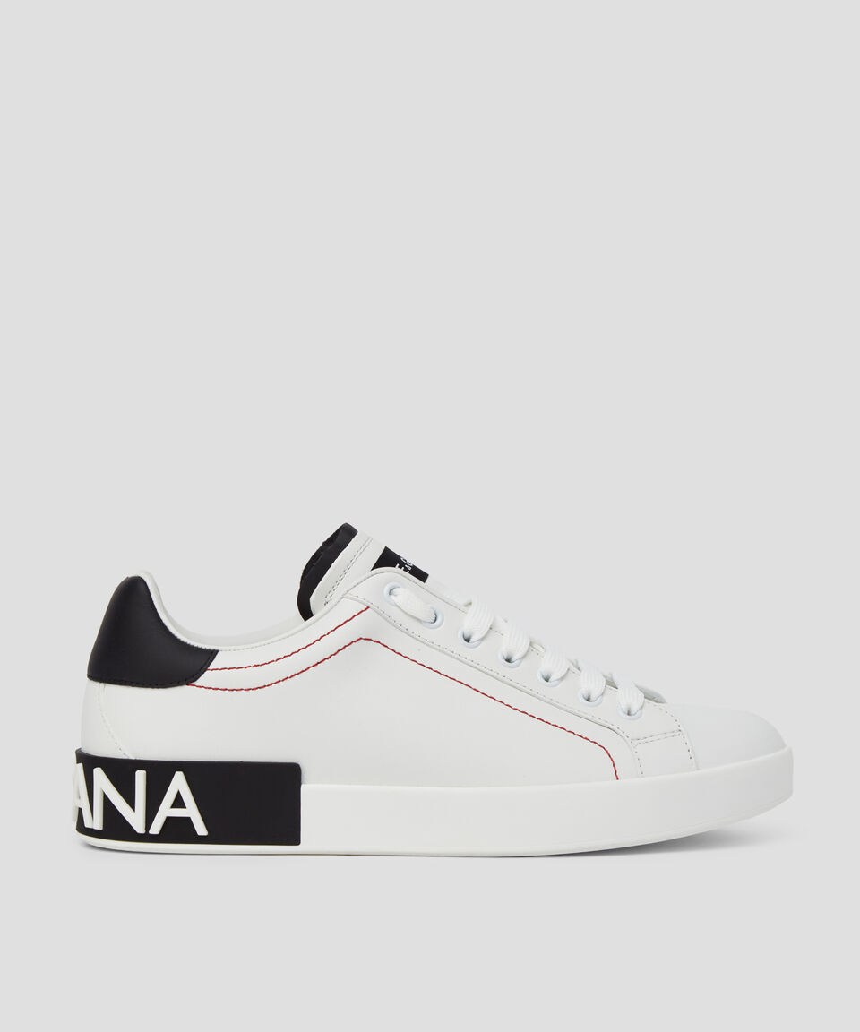 DOLCE & GABBANA Tenis de piel Portofino Hombre