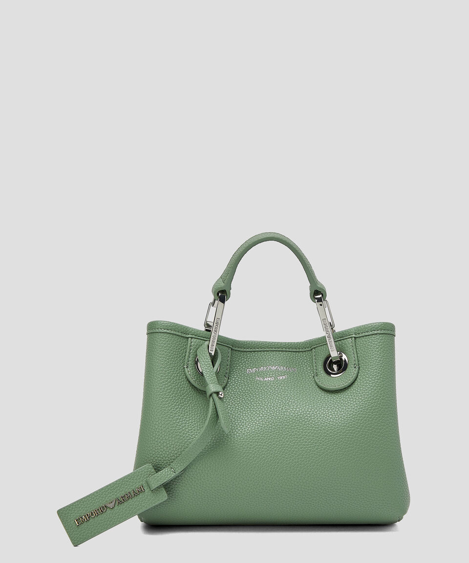 Emporio Armani Bolso Satchel liso Mujer