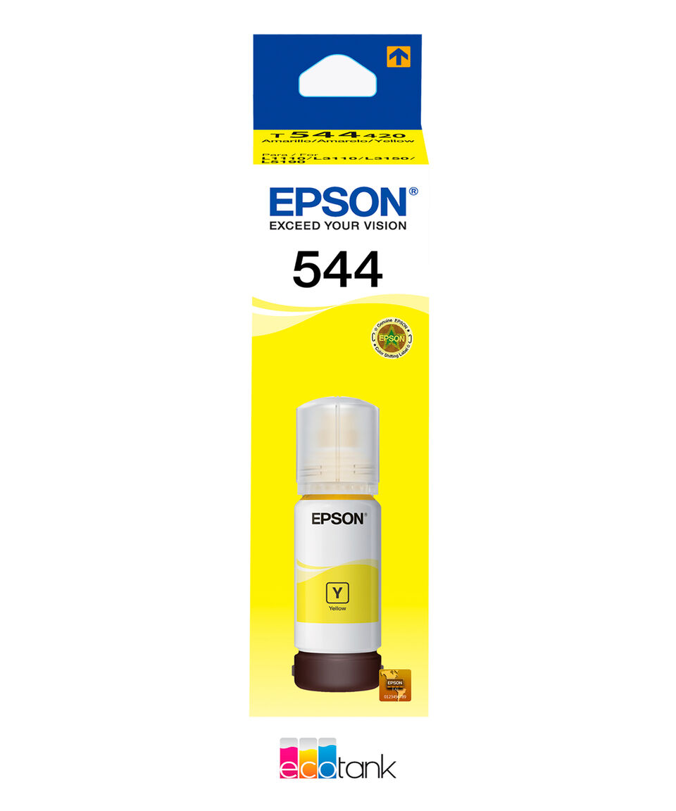 Epson Botella De Tinta 544 Amarilla 65 Ml