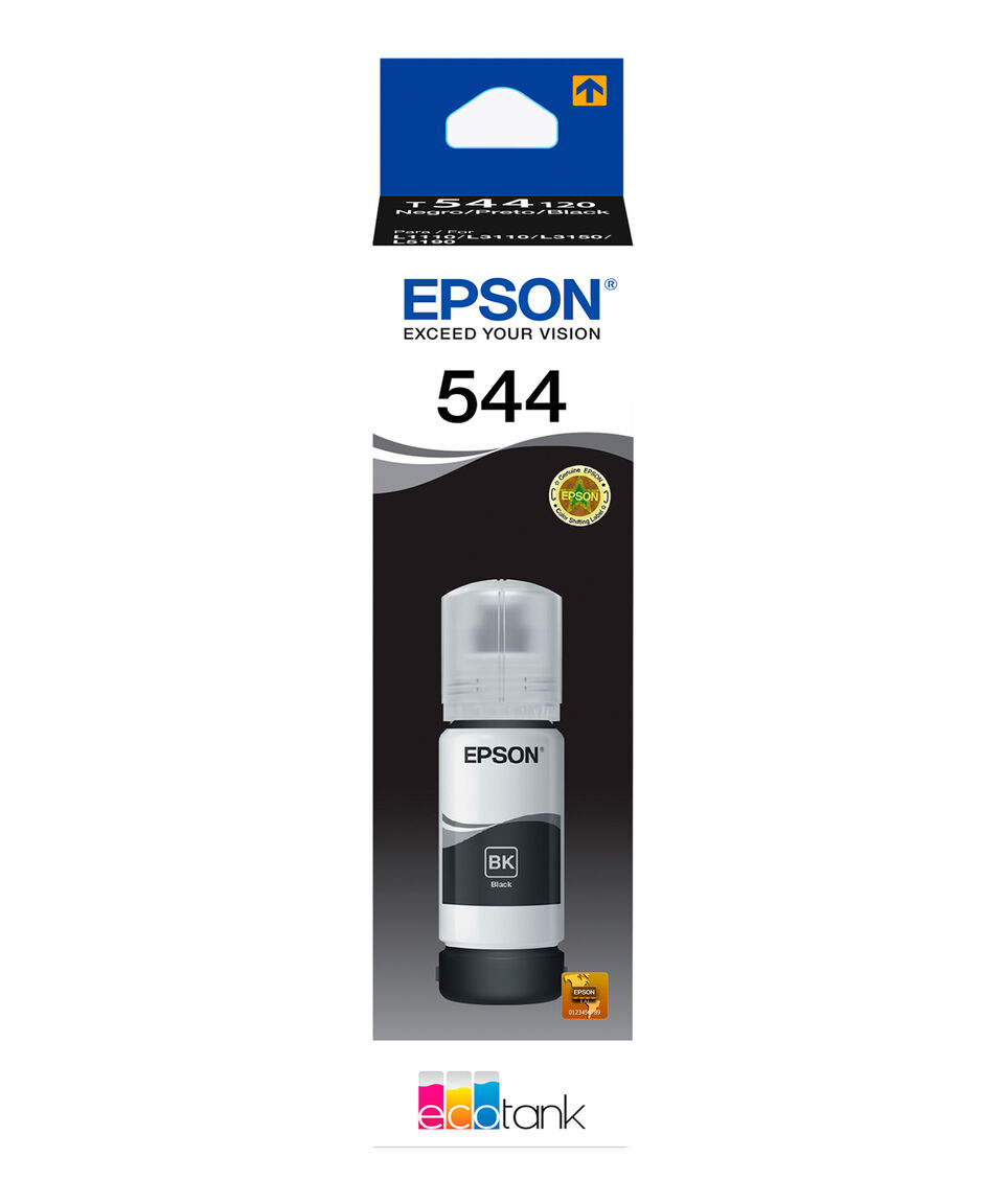 Epson Botella De Tinta 544 Negra 65 Ml