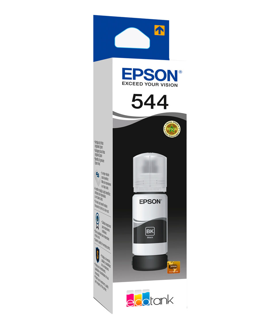 Epson Botella De Tinta 544 Negra 65 Ml