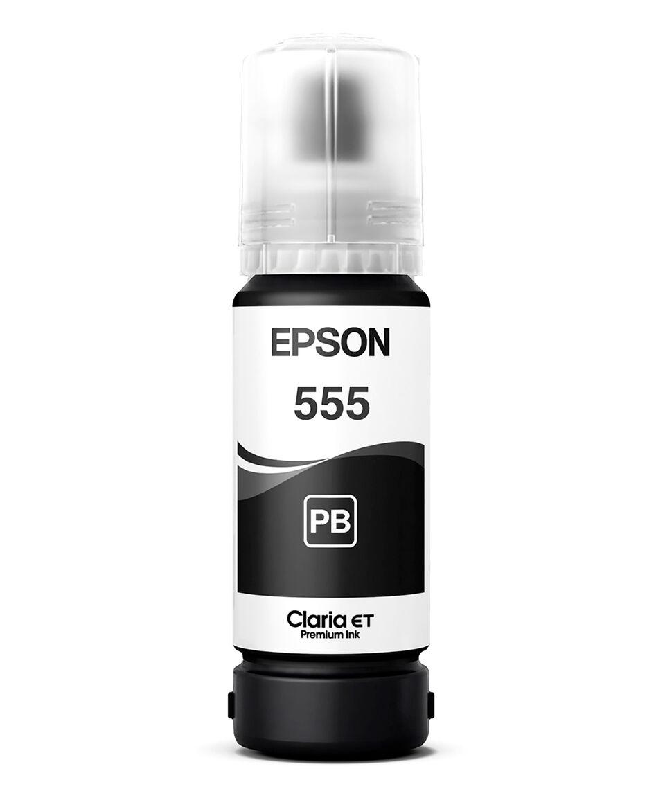 Epson Botella de Tinta Negra Fotográfica T555