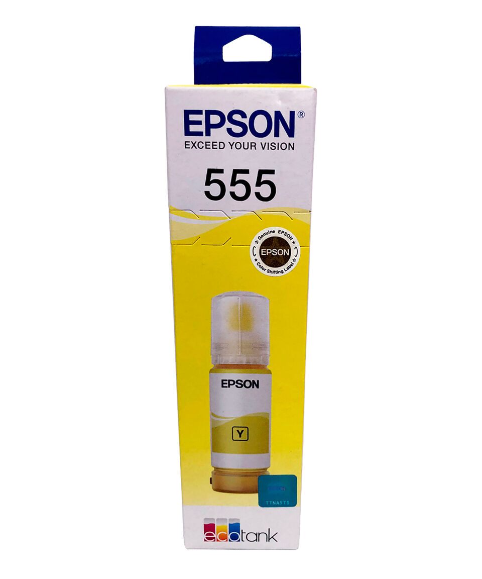 Epson Botella De Tinta T555 Amarilla