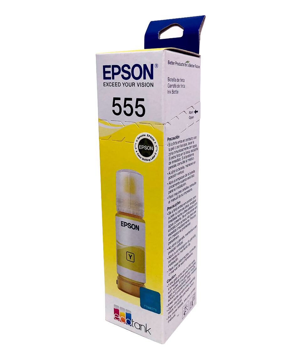 Epson Botella De Tinta T555 Amarilla