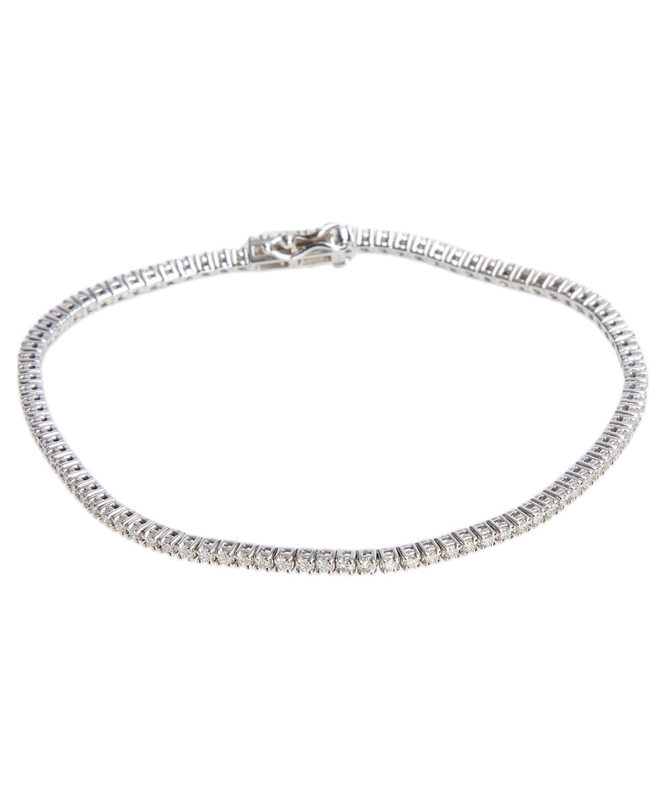 Eternity Brazalete en oro blanco de 14 Kts Mujer