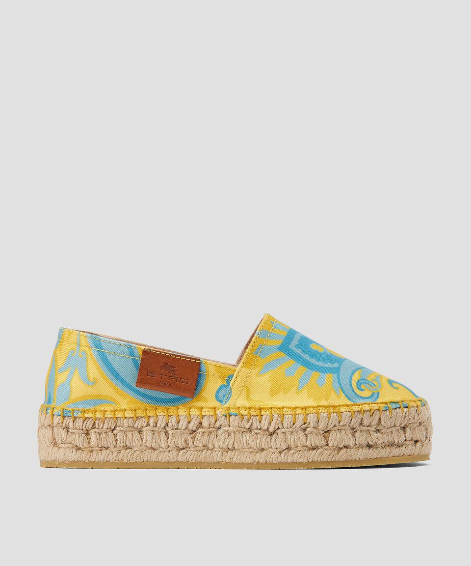 Etro Alpargatas Canvas planas con plataforma Mujer