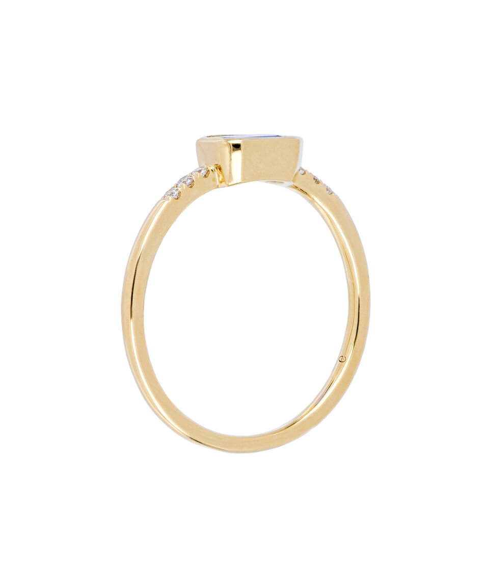 Eugenia Anillo En Oro Amarillo De 18 Kts Mujer