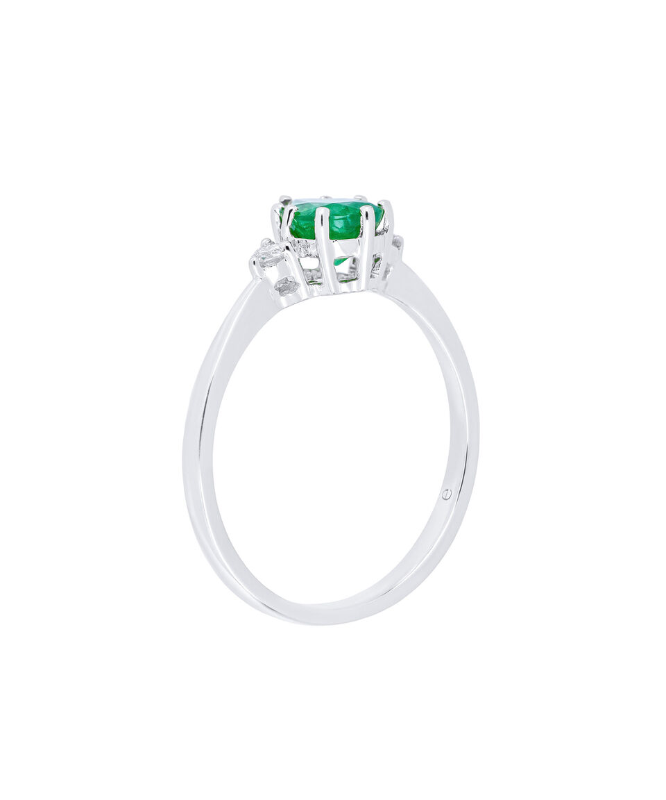 Eugenia Anillo En Oro Blanco De 18 Kts Mujer