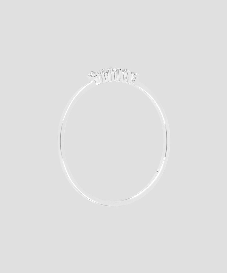 Eugenia Anillo En Oro Blanco De 18 Kts Mujer