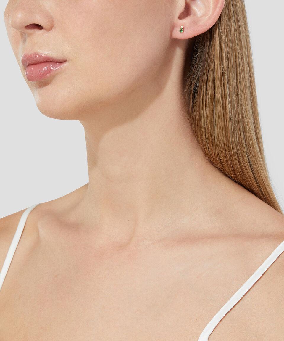 Eugenia Broqueles En Oro Con Esmeralda Mujer