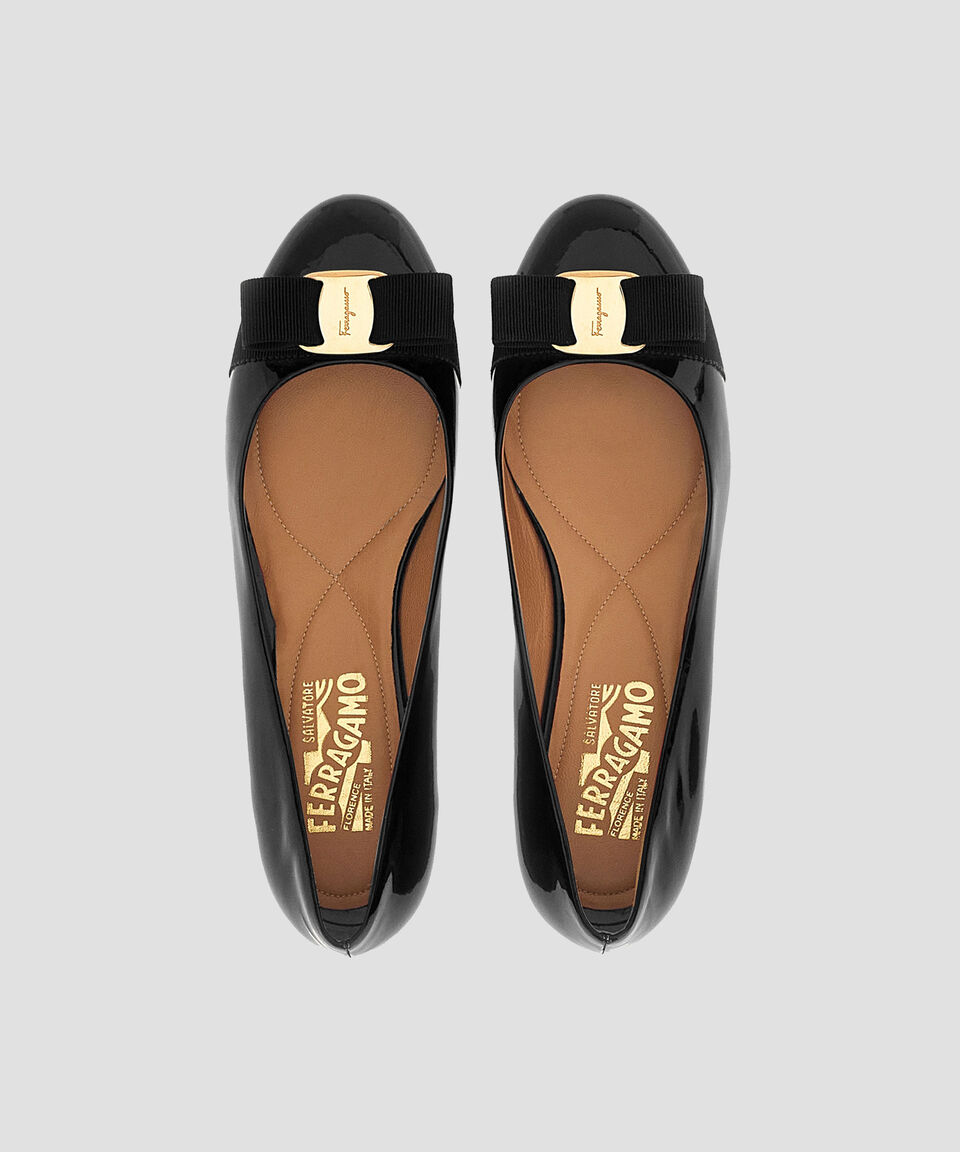 Ferragamo Ballerina Varina Con Moño Mujer