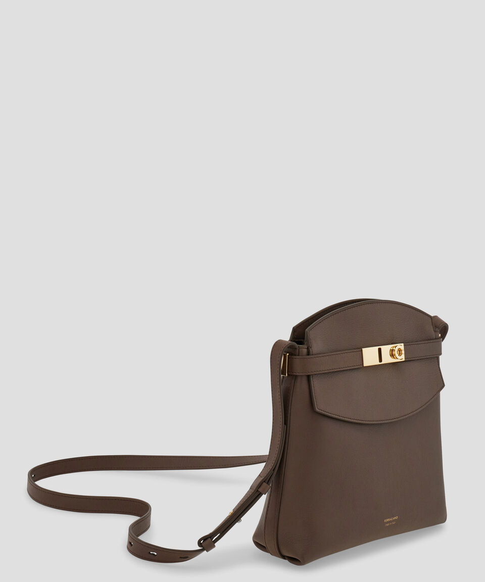 Ferragamo Bolsa Shoulder Bag Beige Mujer