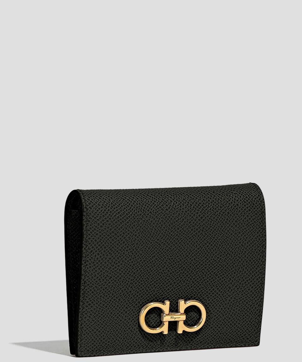 Ferragamo Cartera francesa Gancini Mujer