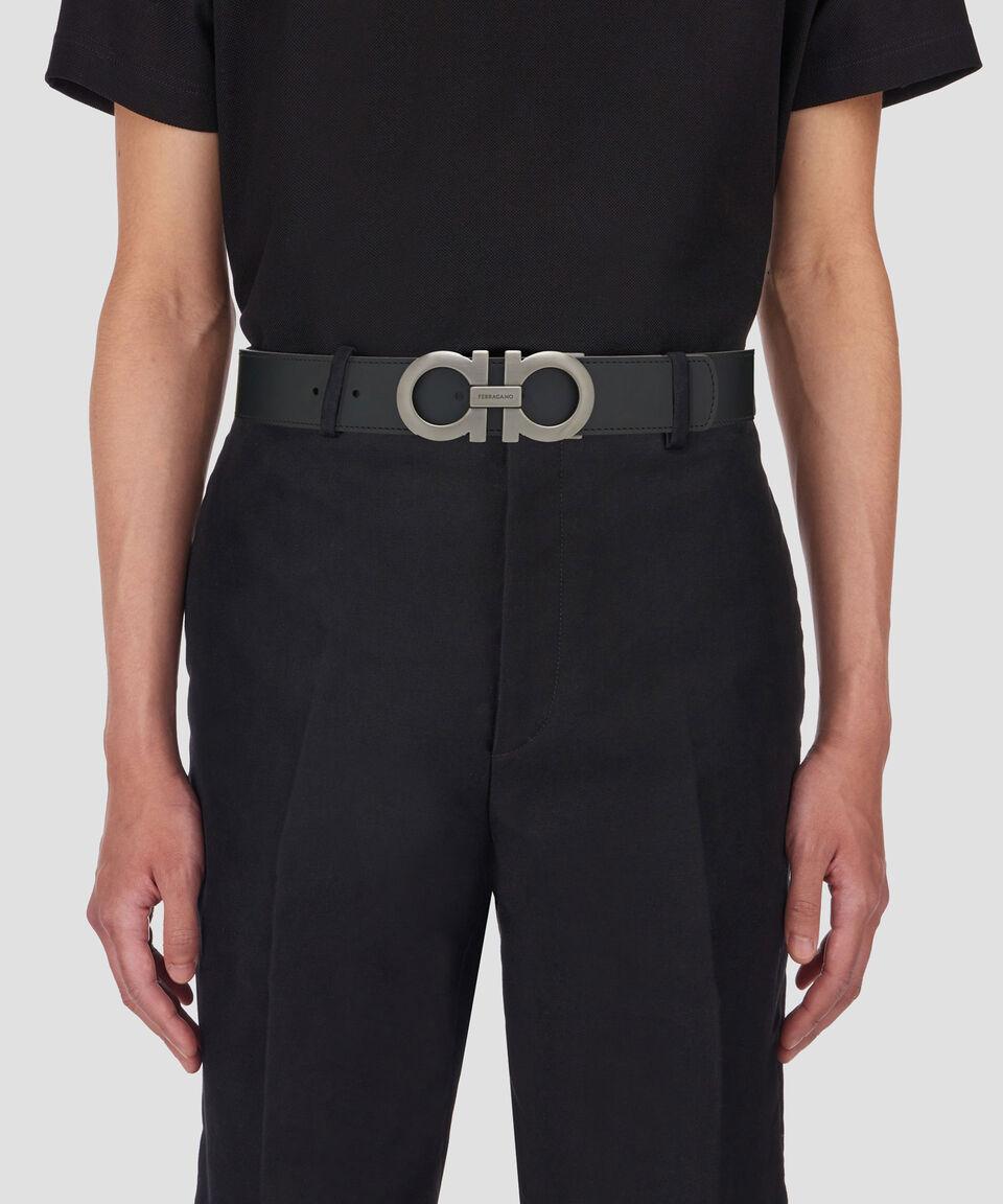 Ferragamo Cinturón De Piel Lisa Hombre