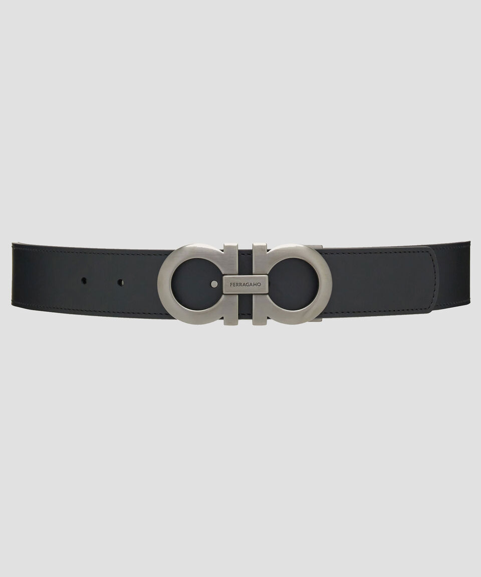 Ferragamo Cinturón de piel lisa Hombre