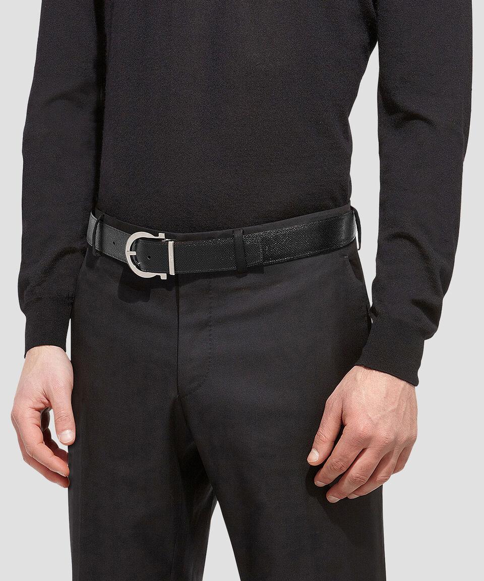 Ferragamo Cinturón Hebilla De Gancini Hombre