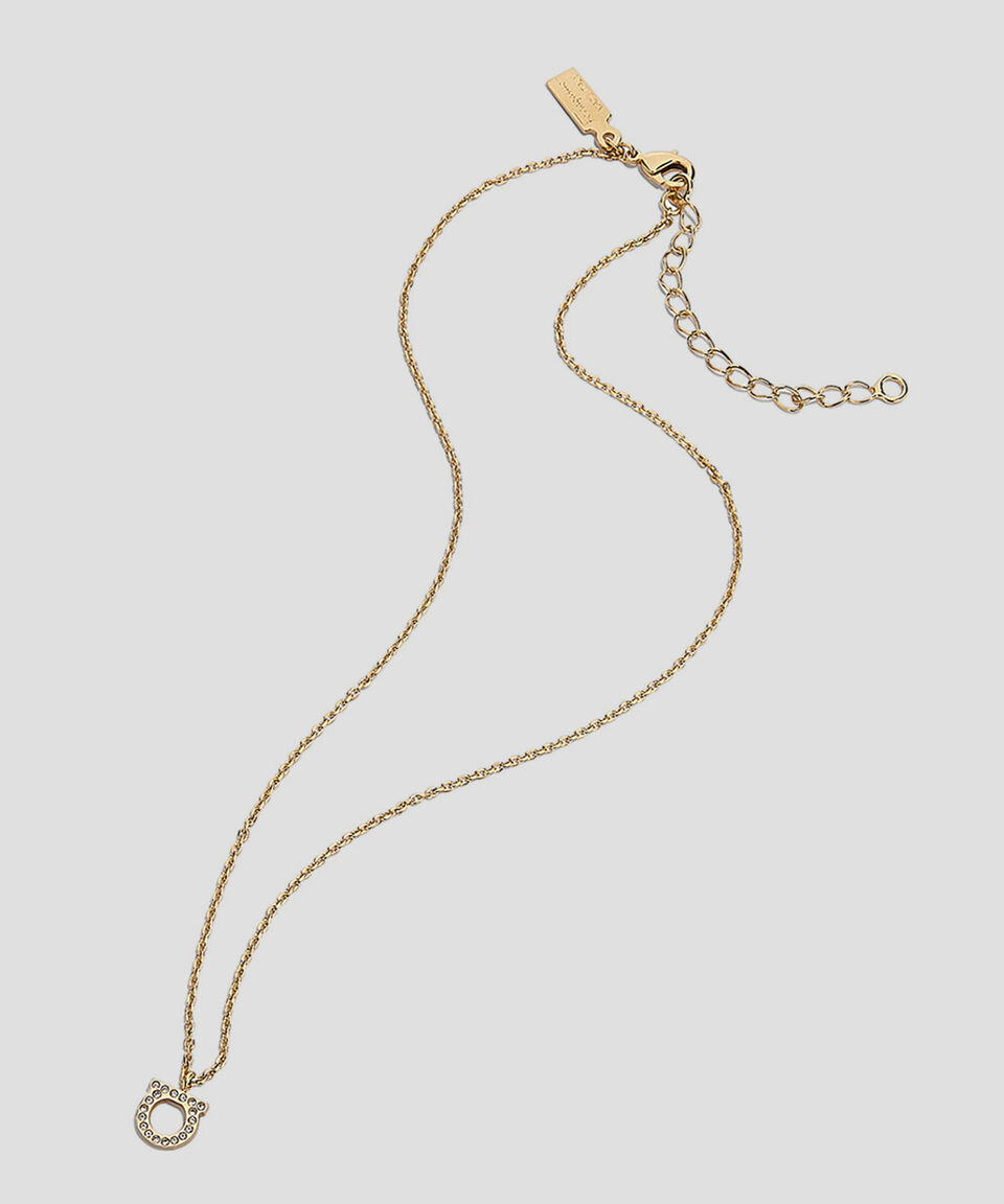 Ferragamo Collar Cristales Gancini