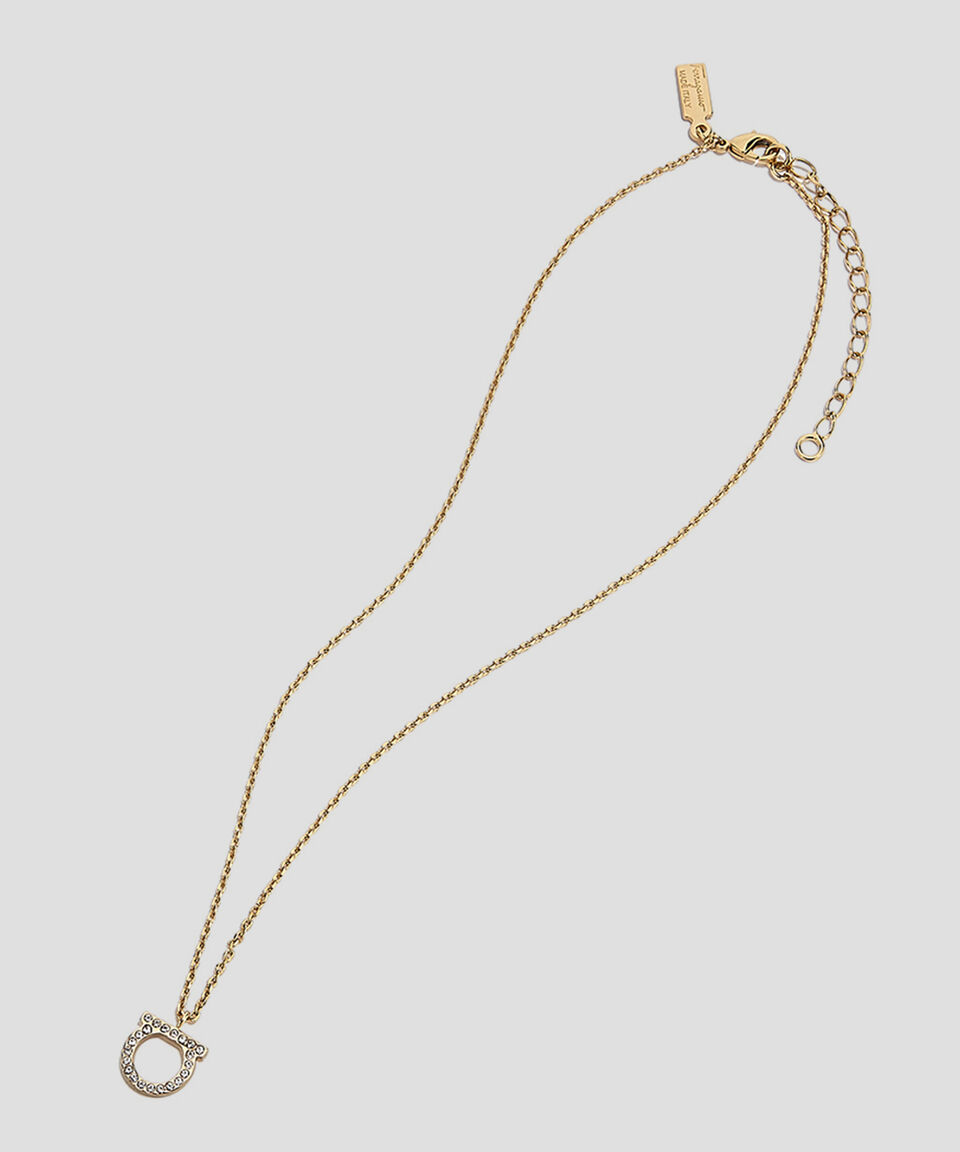 Ferragamo Collar de Gancini con Cristales Mujer