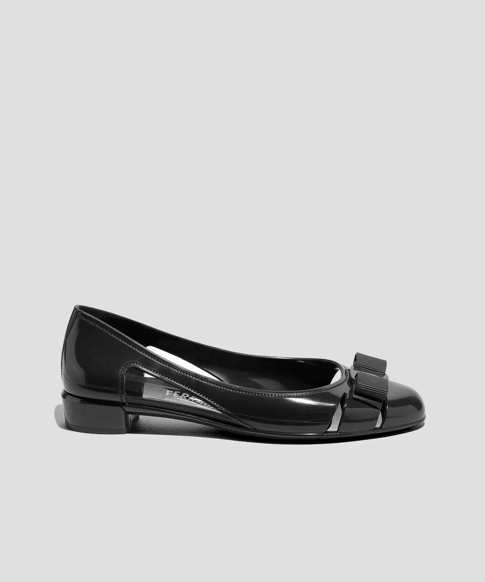 Ferragamo Flats Con Lazo Vara Mujer