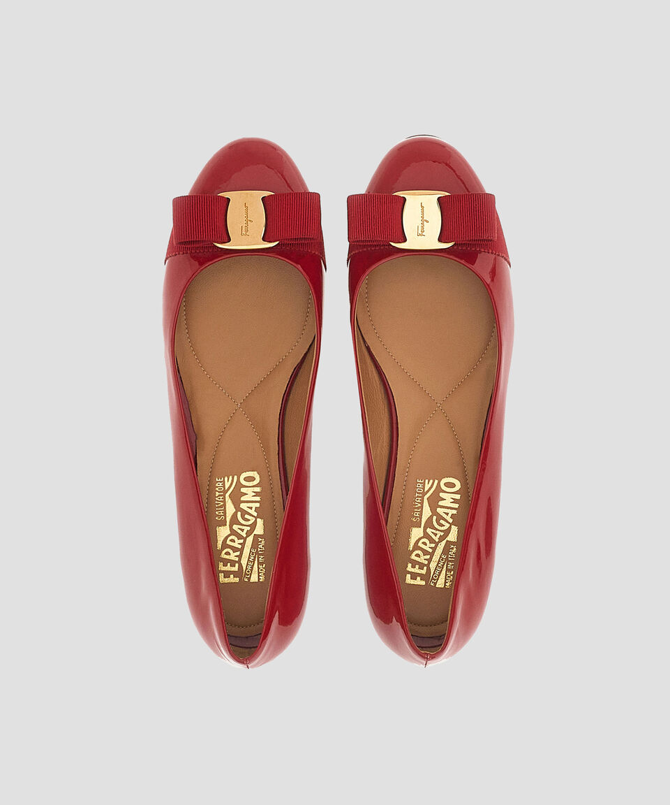 Ferragamo Flats Con Moño Mujer