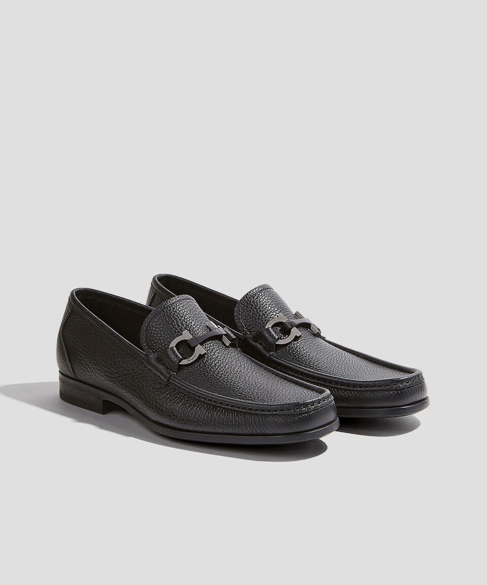 Ferragamo Mocasín Doble Gancini Hombre