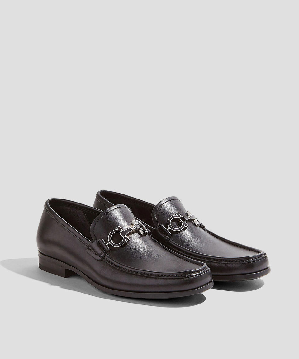 Ferragamo Mocasín Gancini Bit Reversible Hombre